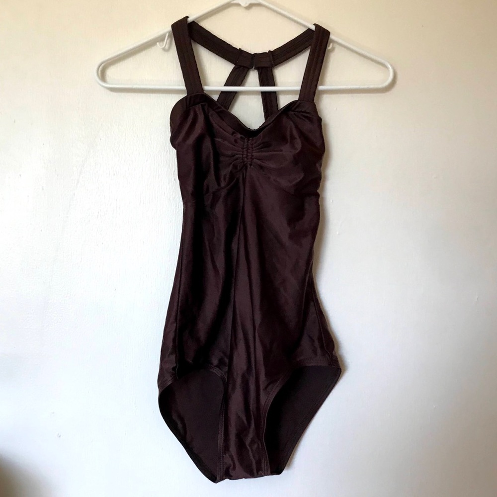 NATALIE dancewear halter leotard 🤎✨